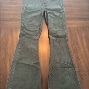 American Eagle Outfitters Olive Flare Pants